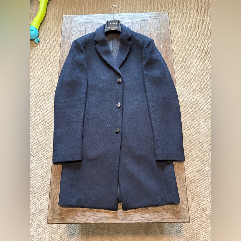 Reiss - Gable Wool-Blend Single Breasted Overcoat